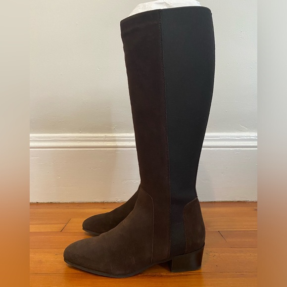 Aquatalia Flore Tall Weatherproof Boots in Espresso - Picture 7 of 16